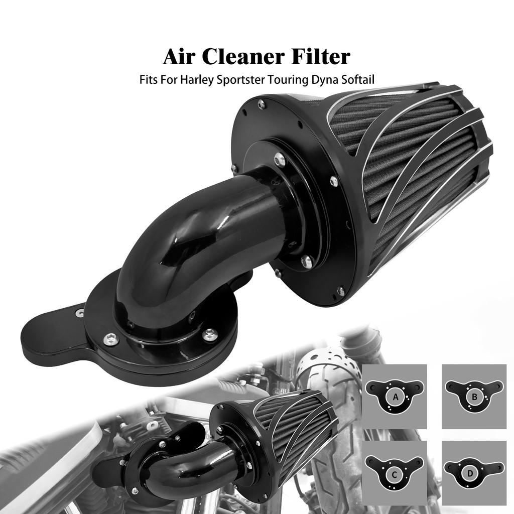 Motorcycle Air Cleaner CNC Intake Air Filter For Harley Softail Breakout Fat Boy FXLR FL Touring Glide Road King Sportster Dyna