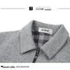 Hengyuanxiang Men's Autumn/Winter Wool Blend Turn-Down Collar Jacket