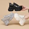 Popular Dad Shoes Women's 2025 Autumn and Winter Models, Small Fashion Casual Shoes, Thick-soled Solid-color Sports Shoes, Children's Versatile