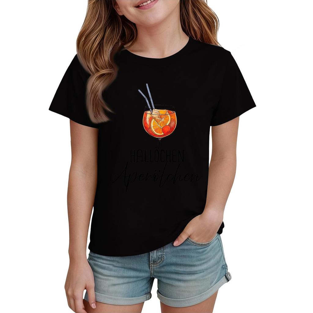 Printed Fashion Casual Short-Sleeve Tops For Boys And Girls