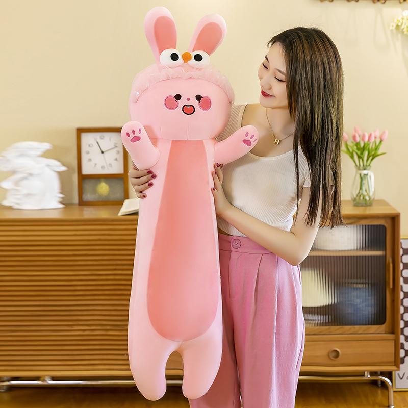 

Non-Toxic Cute Soft Long Rabbit Pillow Stuffed Plush Toys Office Nap Pillow Home Comfort Cushion Decor Gift Doll Child Christmas Soft Toys 60CM