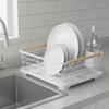 Double-layer Kitchen Dish Drying Rack Space-saving Plate Rack Kitchen Dish Drainer  Tableware