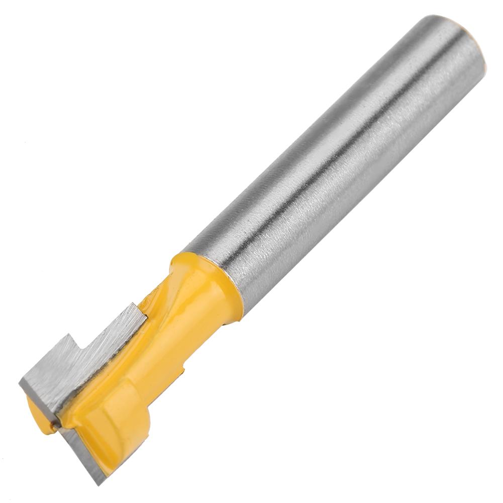 9,52 mm 38" T-Nutschlitz Schlüsselloch Fräser 14"" Schaft Holzbearbeitung Schlüssellochfräser