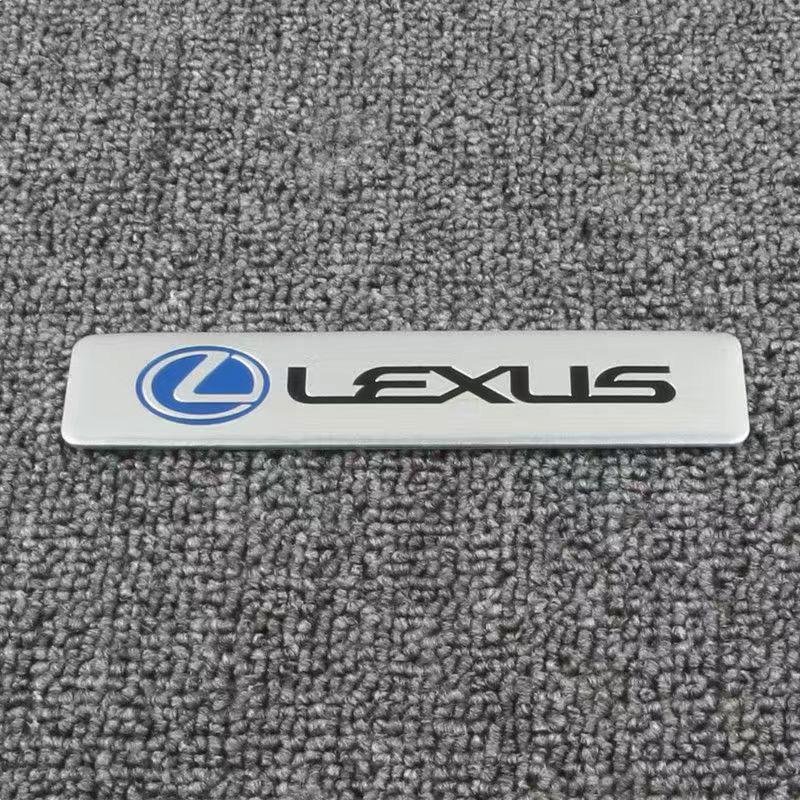 

3D Aluminum Car Logo Sticker Decal Badge Accessories For Lexus F-SPORT ES RX NX LS UX LM LX GX LC RZ IS CT GS RC HS SC TX LBX IS