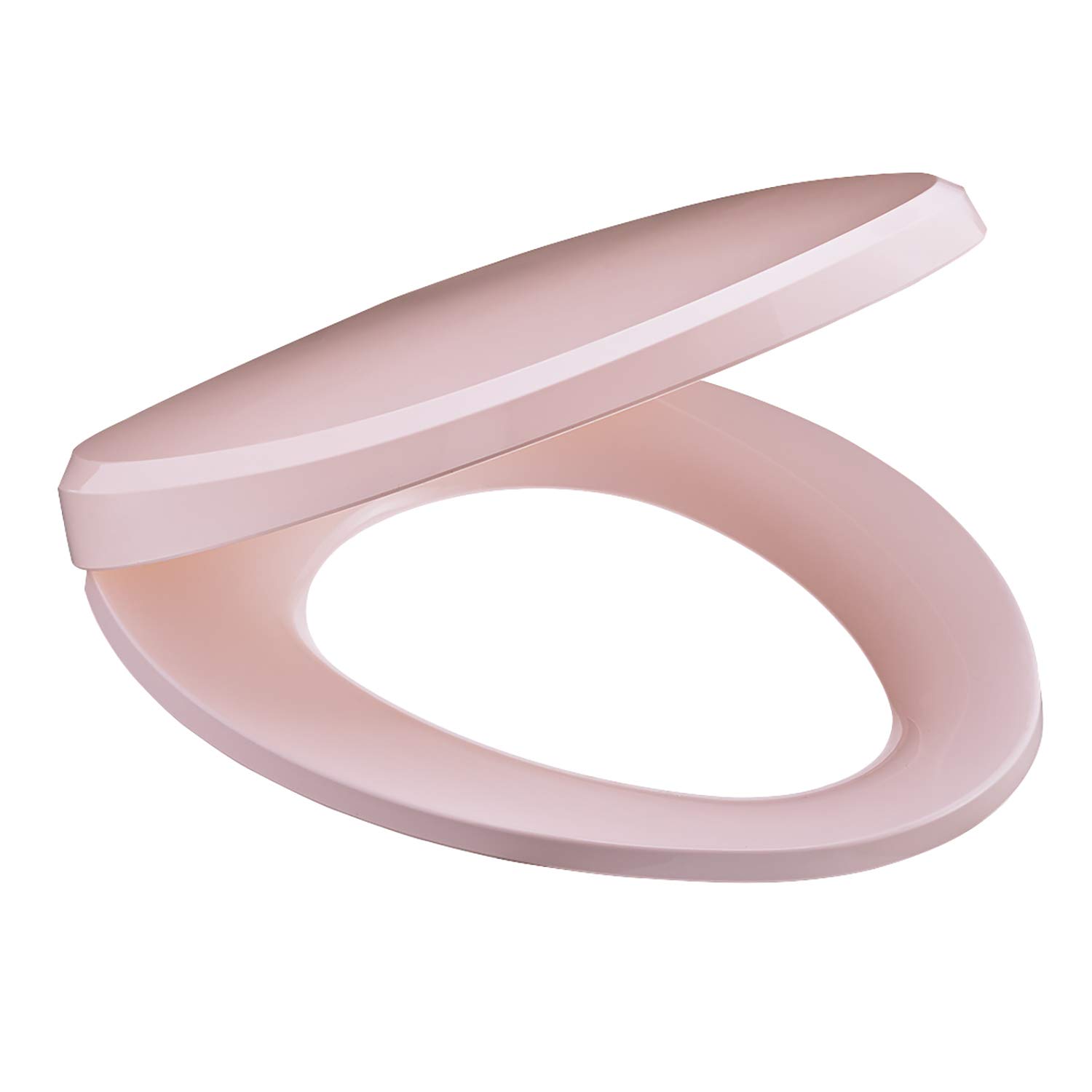 

SANEI (formerly Sanei Faucet Manufacturing) Standard Toilet Seat, Front-Rounded, Soft Closure, Easy Installation, One-Touch Detach, Pink, PW9032-P