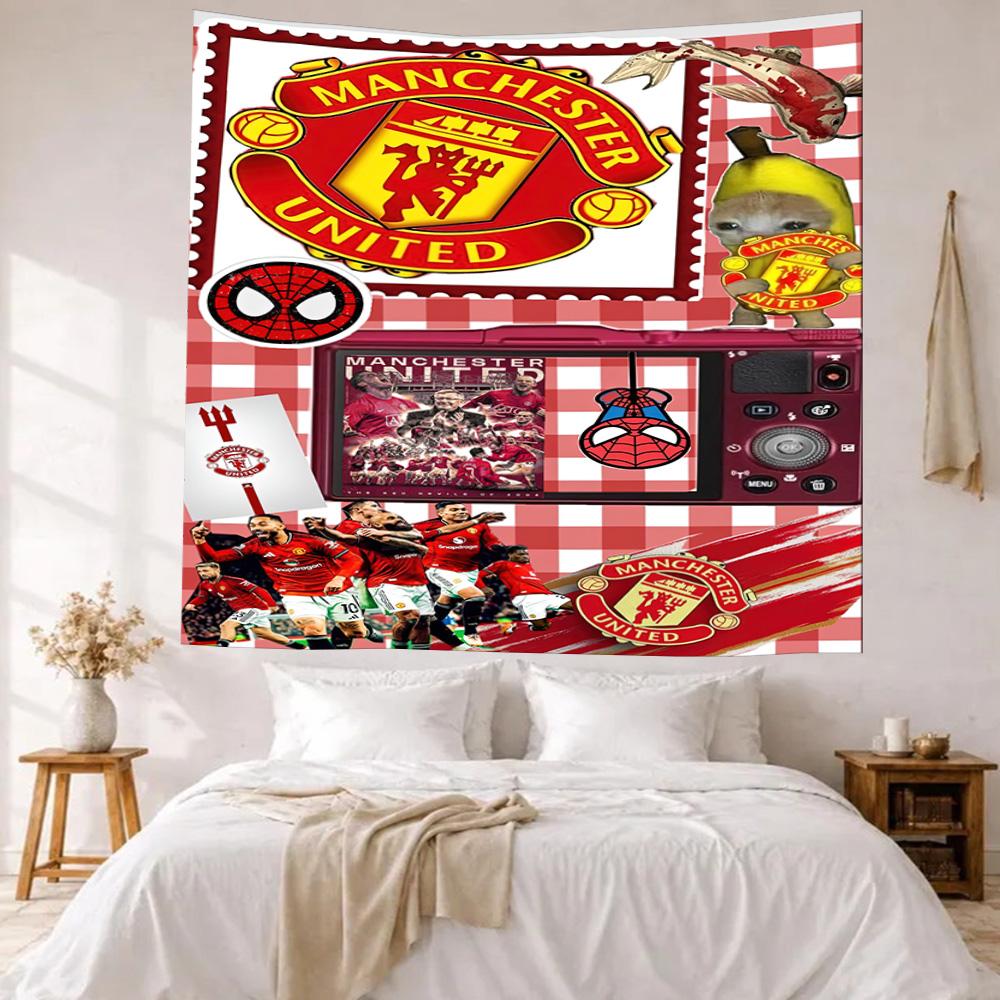 Manchester Wall Decor Tapestry Art For Pet Memorial Birthdaywedding Party Backdrop Family Gift