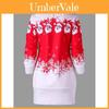 Vestido Mini Festivo de Natal para Mulheres com Design Encantador de Papai Noel