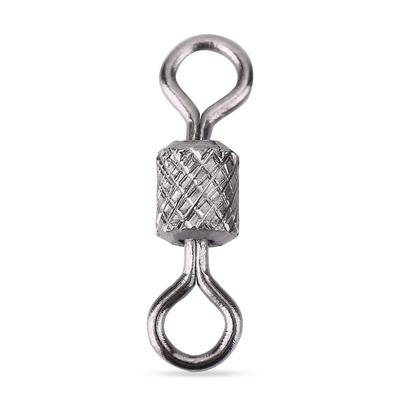 100pcs High Strength Copper Fish Barrel Rotate Ring Swivels Fishing Tackle Accessory