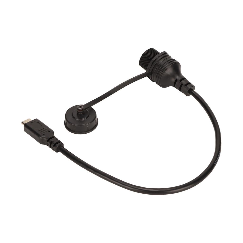 Type C to USB B Cable Waterproof Embedded Installation Extension Cable for Printers Cars Ships Yachts Dashboards