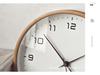 2024 Japanese Solid Wood Wall Clock - Nordic Silent Design for Living Room