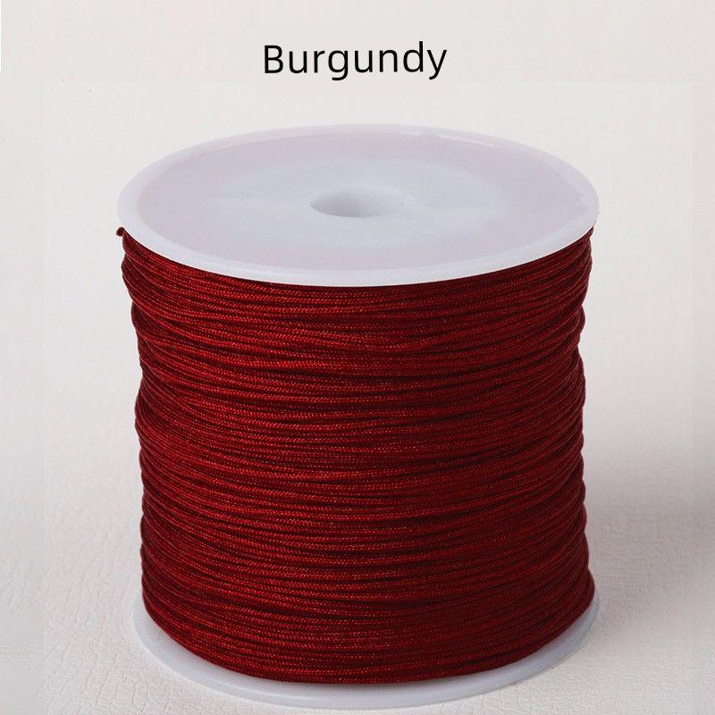 No. 72 Jade Thread 100 M Handmade Braided Rope Bracelet Red Rope Braid Rope Thread Carrying Strap String Jewelry Thread DIY Material