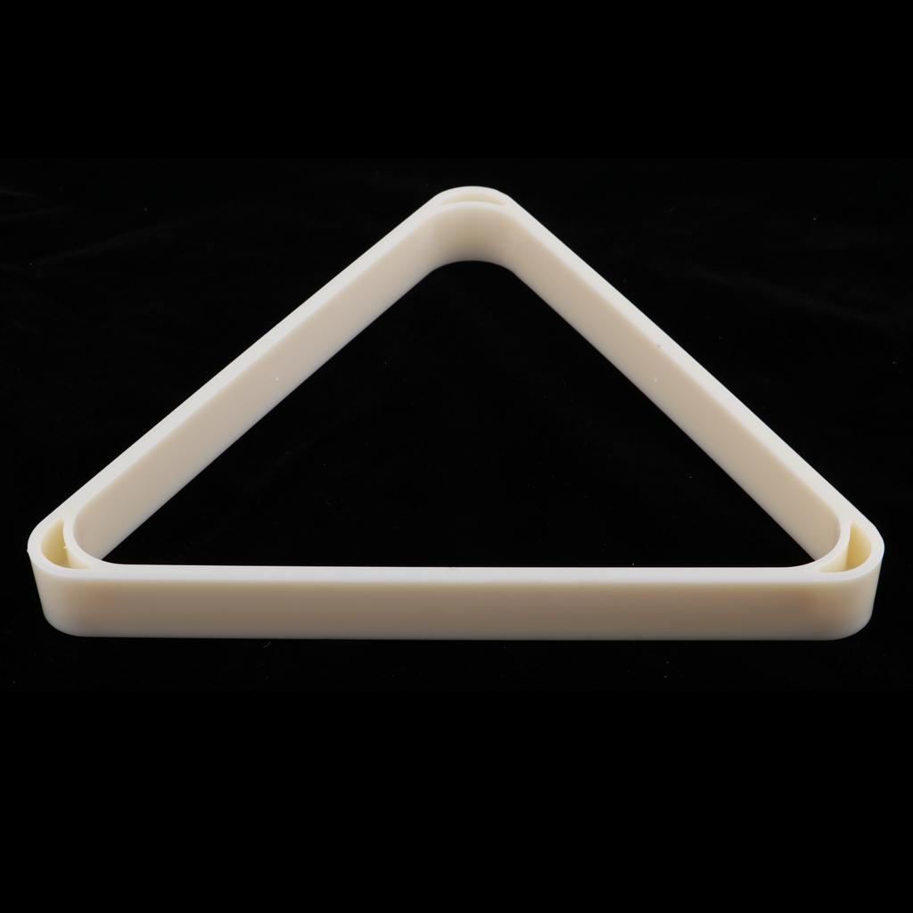 Pool Triangle Rack Billiard Snooker Accessories White