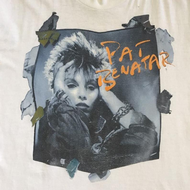 Rare! Pat Benatar White Shirt Unisex Concert S to 5XL DO542 XXXL