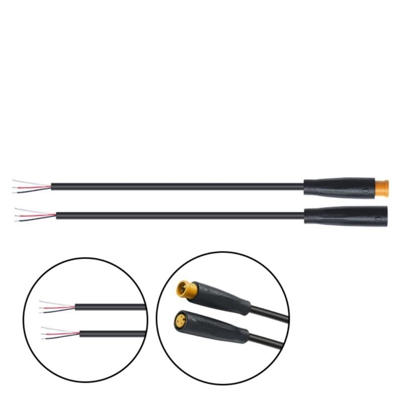 2 Pack Automotive Waterproof M6 Plug Connectors with Corrosion Resistant Design Car Repair Cable Plastic Texture for Car