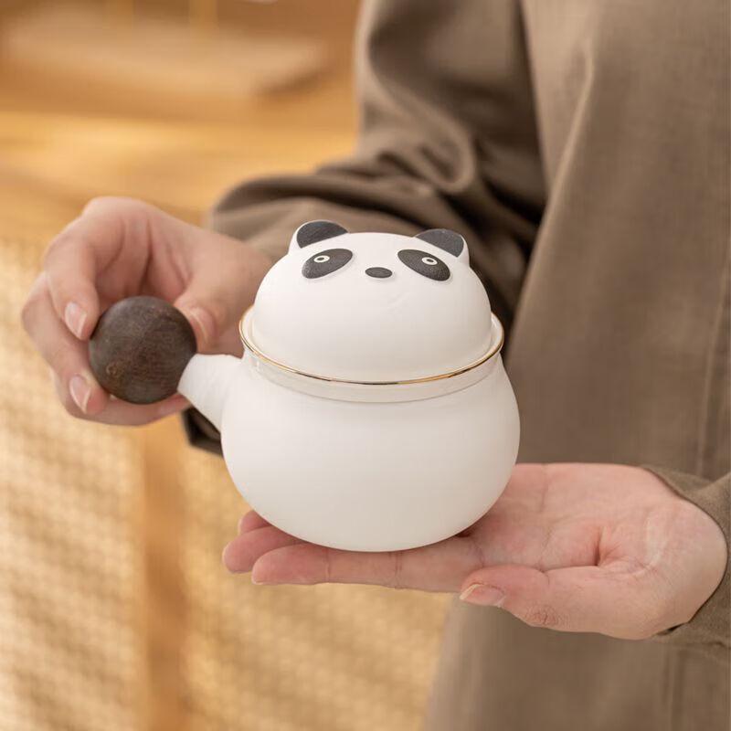

Tea Ting Plump Panda Ceramic Tea Infuser Cup Gift Set