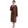 Mocha Microfiber Bathrobe for Men and Single for Professional and Includes Waist Perfect for or Salon Perfect for Adult and Women, Piece, Salons, Use,