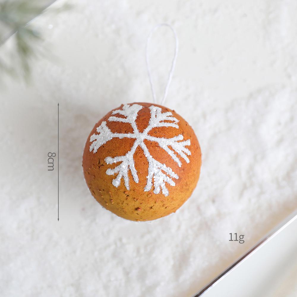 DIY Christmas Ornaments: Foam Snowflake Ball & Gingerbread Man
