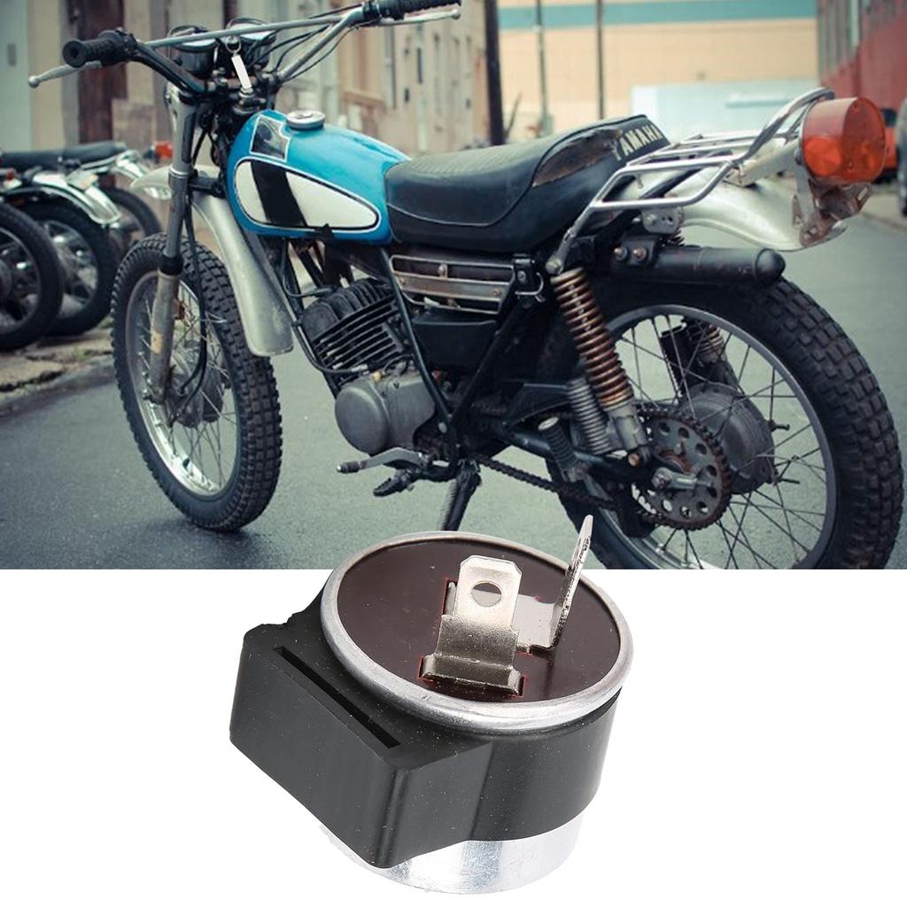 Motorcycle Flasher Relay LED Flasher Relay 2 Pin Speed Controller Flasher Yamaha DT175 DT360 DT400 GT80 DT100 XT500