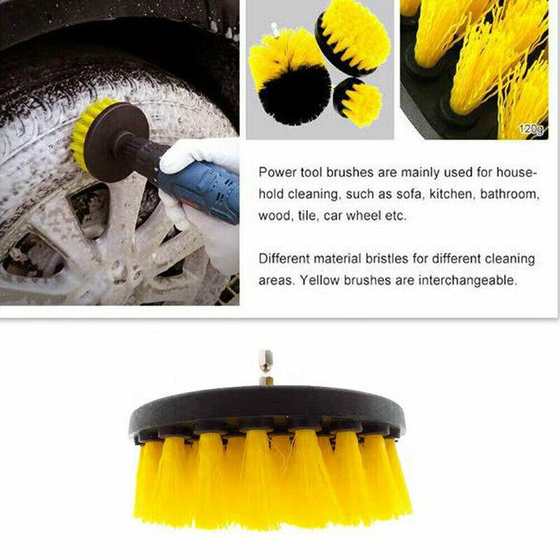 Cepillo de taladro Limpiador Cepillos de fregado para la superficie del  baño Lechada De la bañera de azulejos Ducha Cocina Cuidado automático  Herramientas de limpieza comprar a buen precio — entrega gratuita,