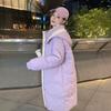 Oversize bread clothes down cotton-padded clothes women's winter coats medium and long thick cotton-padded jackets 2024 new trend