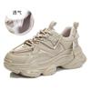 Popcorn cover shell bottom leather dad shoes women's 2025 spring new women's sports shoes women's casual versatile shoes