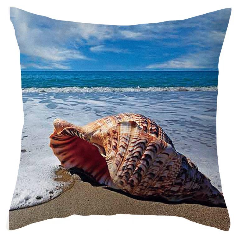 Office Living Room Home Pillowcase Beach Starfish Pattern Pillowcase Car Ornaments