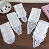 HOT Lace Bow Necklace Floral Lace Hair Scarf Wraps Pastoral Style Hair Accessories White Bow Ribbon Hair Clip Long Ribbon Scarf