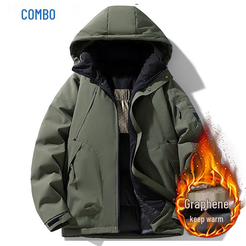 Kangbo Men's Padded Winter Outdoor Jacket