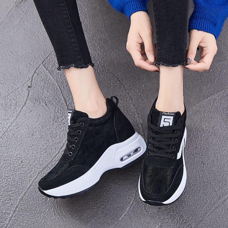 Satın alın Winter New Inner Heightening Women 'S Shoes Warm Plus Velvet