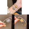 Copper Zircon Flower Pendant Bracelet For Ladies Fashion Casual Or Office Wear Jewelry