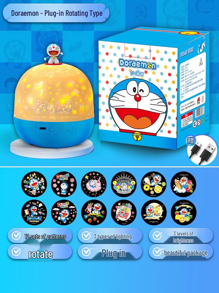 Dreamy Rotating Starry Sky Music Projector Lamp for Kids' Bedroom