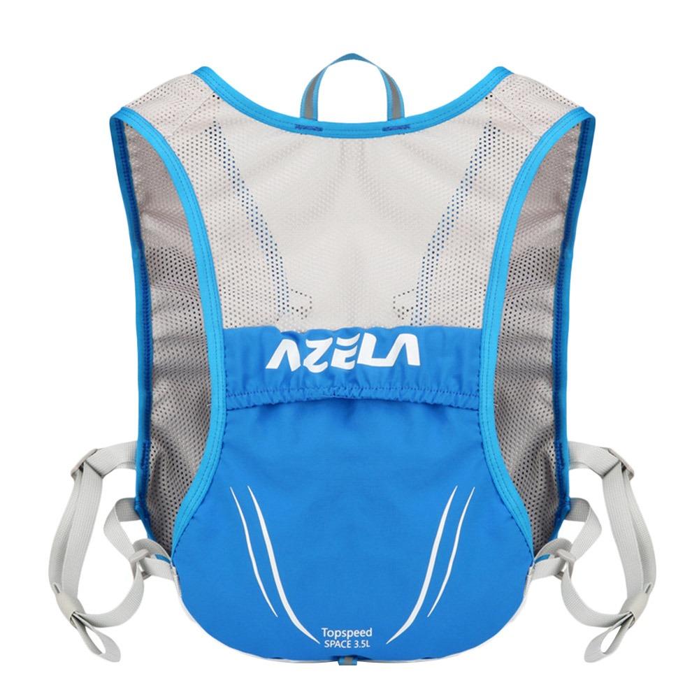 with Reflective Strips Running Vest Pack Nylon Lightweight Trail Running Vest With Phone Bag Waterproof Water Bottle Backpack