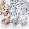 Mixed Color Nail Art Glitter Rhinestone Crystal Gems Jewelry Bead Manicure Decoration Accessories Nail Supplies For Professional
