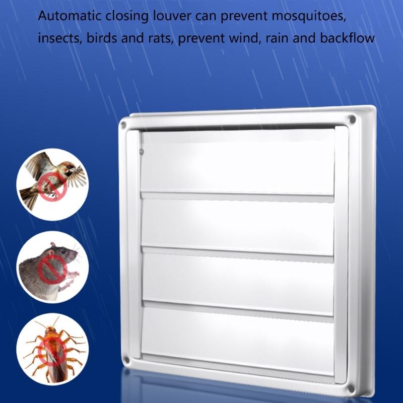 Stainless Steel Air Vent Duct Grill Air Outlet Square Vent Extractors Ventilation Cover Vent Exhaust Hood Outlet