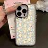 Full Screen Color Daisies for iPhone Apple 17pro Mobile Phone Case 15/16 Flash Drill Stars 14 Large Holes 13 Women