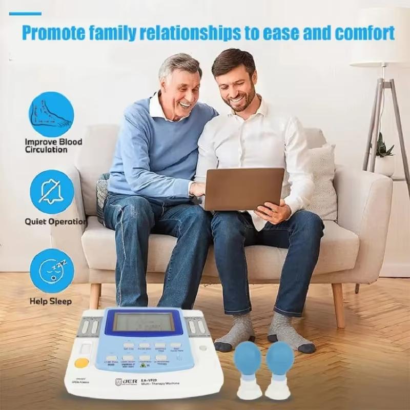 Intelligent Electromagnetic Pulse System with TENS EMS Ultrasonic Technology Portable Wellness Device for Shoulder Knee Support