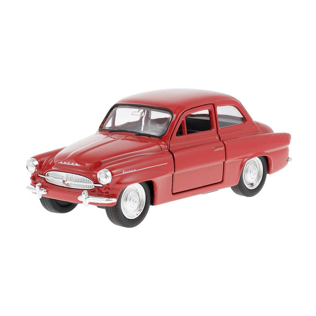 Model 1:34, ŠKODA OCTAVIA,1962, czerwony