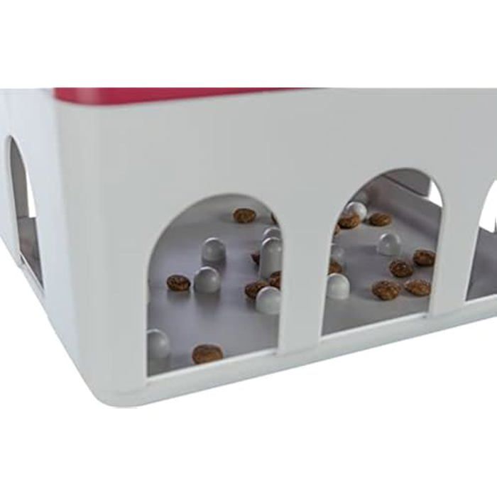 Boîte De Jeu Pour Chat - Trixie - Rod Box - 20 × 12 × 16 Cm - Antidérapante - Rouge