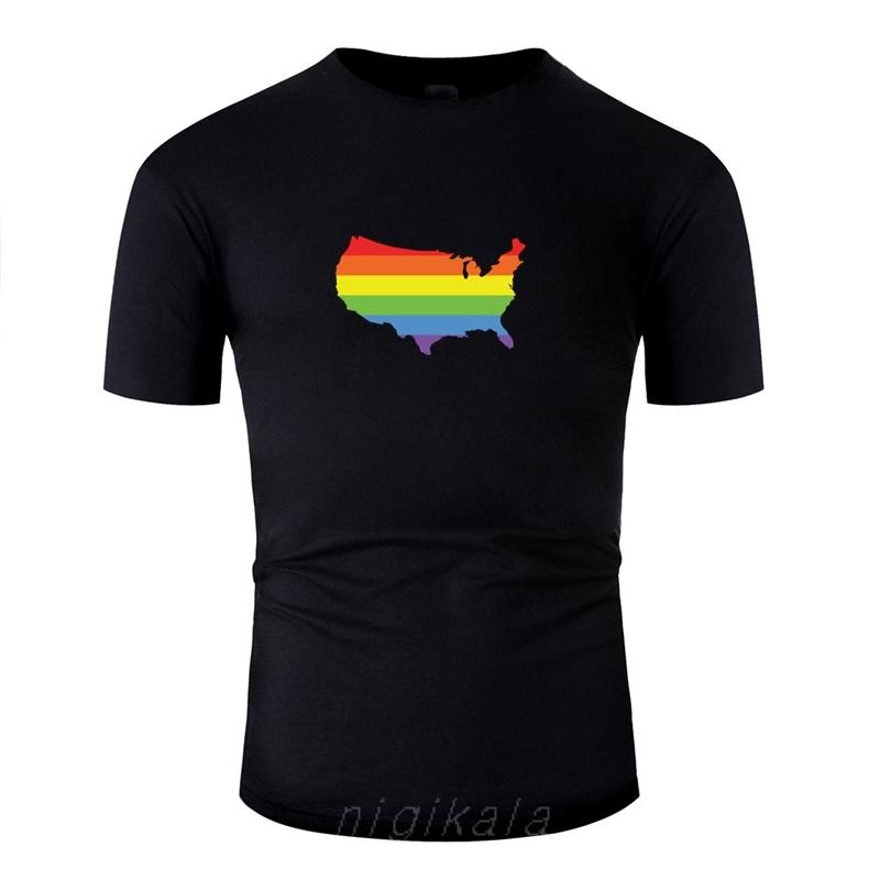

Sunlight America Rainbow Flag Lesbian Bisexual Lgbt Gay Tshirt Men Comic Clothing Cotton Women Tee Shirt Top Tee - Men s Summ... 5XL різнокольоровий