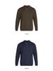 2025 Men's Seamless Long Sleeve Wool Sweater - Solid Color Knitwear for Business Casual