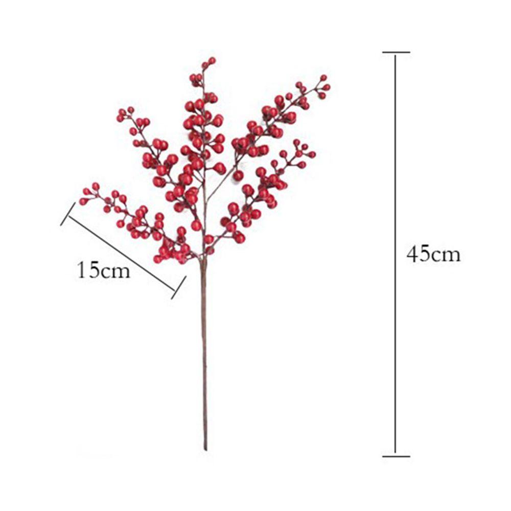 Red Berries Tree Festive Home Decor Party Berry Christmas Decoration Fake Flower Artificial Flower
