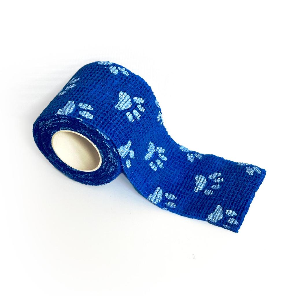 Self-Adhesive Elastic Pet Bandage & Disposable Dog Boots Combination