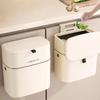 Creative Wall Mounted Hanging Trash Can Bin for Kitchens Cabinet Door with Lid Kitchen Trash Bins Garbage Can Home