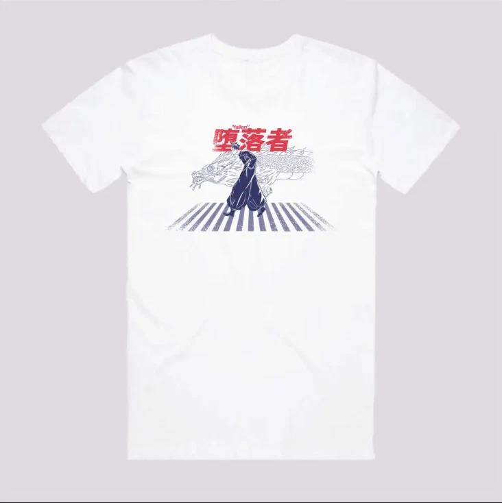 Anime Geto Crosswalk Japanese Style White Tshirt Size S4XL S