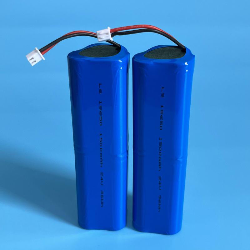 24V 18650 Lithium Battery Pack, 1500mAh Rechargeable Ternary Lithium Battery