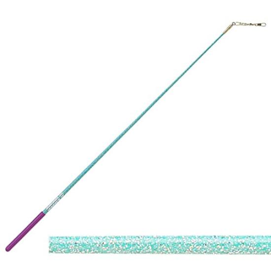 SASAKI Rhythmic Gymnastics Ribbon International Gymnastics Federation Certified and Japan Gymnastics Association Hologram Short 57cm SI x R x Stick,