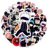 New 50Pcs Jujutsu Kaisen Anime Stickers Cool Cartoon Decals Diy Laptop Water Bottle Phone Classic Japanese Manga Sticker
