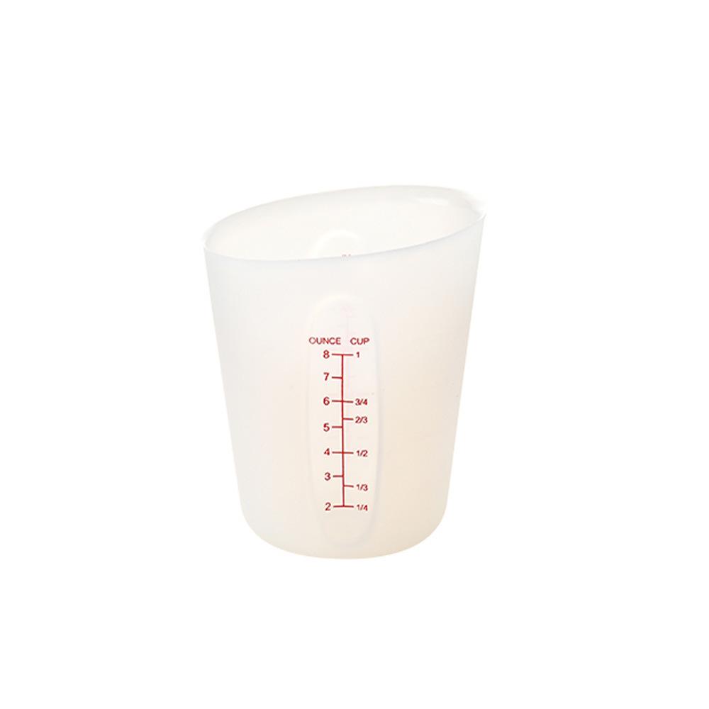 Přeshraniční silikonová sada odměrek: 3dílný, dvojitá stupnice (ml/oz), Žáruvzdorné pro pečení.