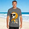 Retro Unisexs Dalmatian Print Tshirt Male Classic Tshirts Summer O Neck Harajuku Tees Printed Big Size Clothes
