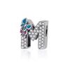 Charms Lettres Papillon Amour Perles Cuivre Convient Bracelet Fin Fabrication Bijoux DIY